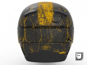 black grunge helmet 3D Модель