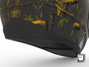 black grunge helmet 3D Модель
