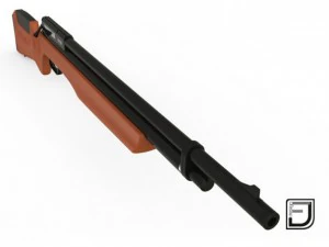 rifle w01 3D Model