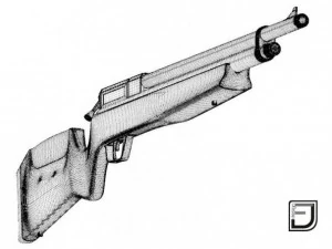 rifle w01 3D Model