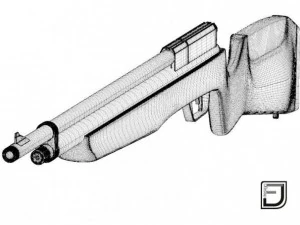 rifle w01 3D Model