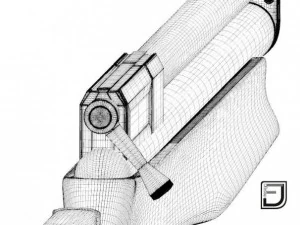 rifle w01 3D Model