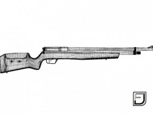 rifle w01 3D-Modell