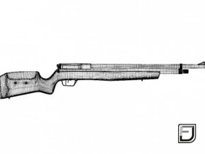 rifle w01 3D Model