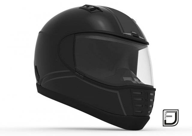 black helmet h05 Modelo 3D .c4d .max .obj .3ds .fbx .stl .blend 