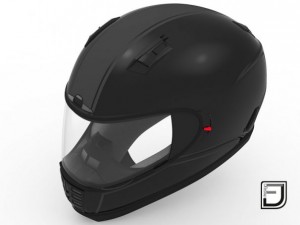 black helmet h05 Modelo 3D
