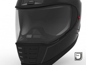 black helmet h05 Modelo 3D