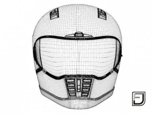 black helmet h05 Modelo 3D