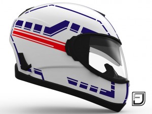 white helmet h06 Modèle 3D