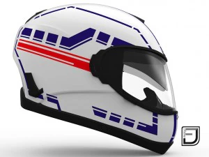 white helmet h06 3D Model