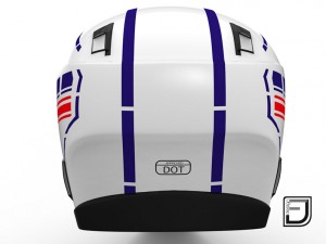 white helmet h06 Modèle 3D