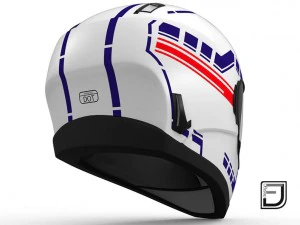 white helmet h06 3D Model