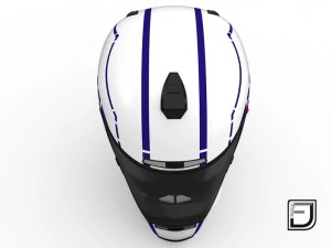 white helmet h06 3D Model