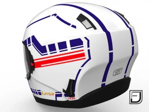 white helmet h06 3D Model