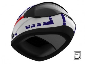 white helmet h06 Modèle 3D