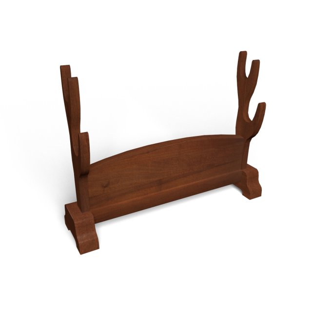 low poly sword stand 3D मॉडल .c4d .max .obj .3ds .fbx .stl .blend 