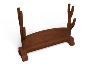 낮은 폴리 검 스탠드 3D 모델