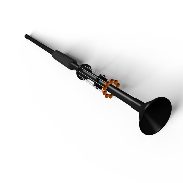 blowgun 3D 모델 .c4d .max .obj .3ds .fbx .stl .blend 