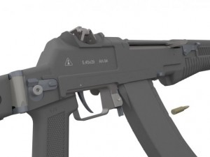 an94 nikonov assault rifle Modèle 3D