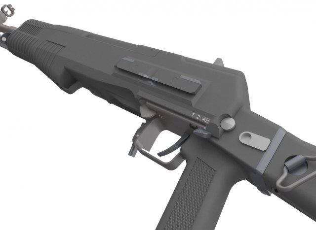 Download an94 nikonov assault rifle 3D Model