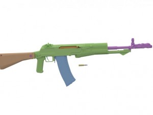an94 nikonov assault rifle Modèle 3D