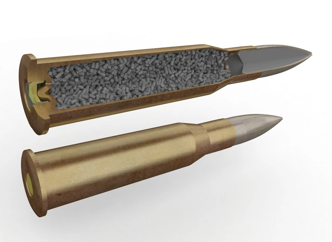 mosin rifle cartridge 3D Model .c4d .max .obj .3ds .fbx .stl .blend 