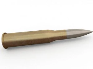 mosin rifle cartridge 3D Model