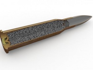 mosin rifle cartridge Modelo 3D
