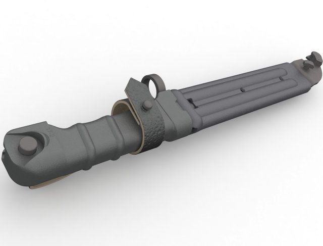 ak74 bayonet 3D Model in Melee 3DExport