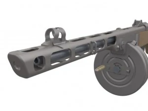 ppsh41 3D Model