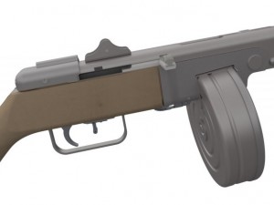 ppsh41 3D Модель