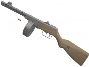 ppsh41 3D Model