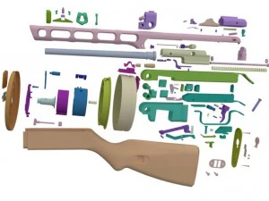 ppsh41 3D Model