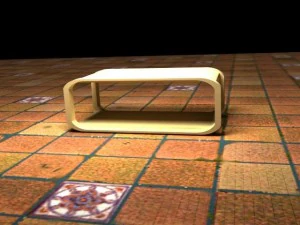 невеликий столик 3D Модель