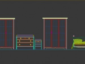 bedroom forniture Modello 3D