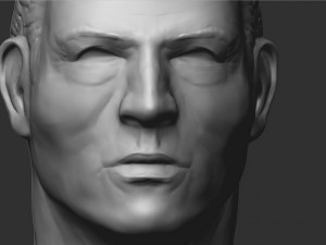 face sculpture zbrush ztl Modelo 3D