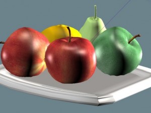 apples 3D 模型