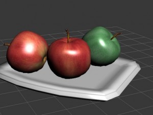 apples 3D 模型