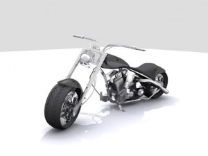 copper rat bike Model 3D
