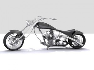 copper rat bike Model 3D