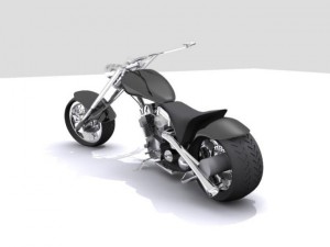 copper rat bike Model 3D