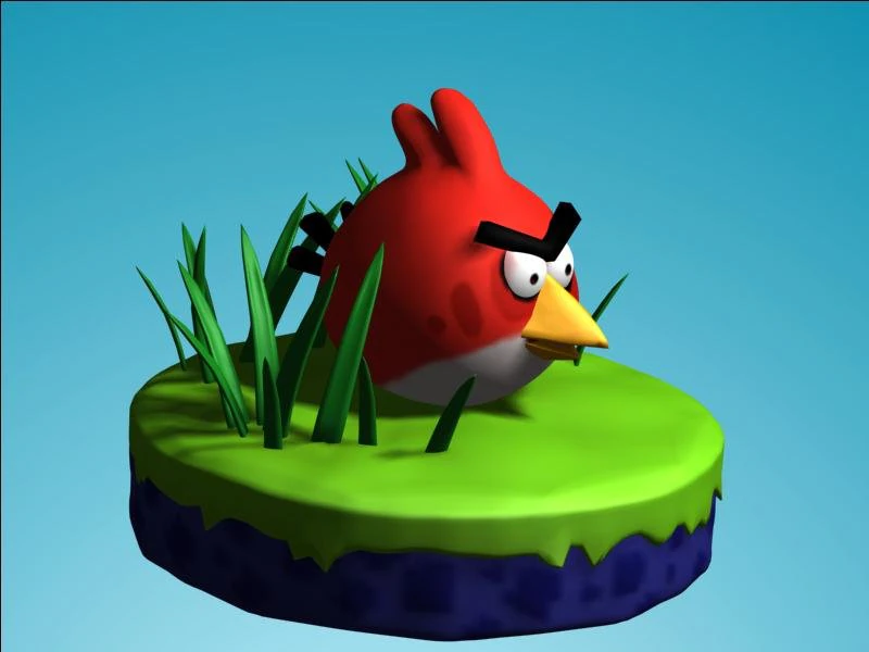 my angry bird 3d red 3D Model .c4d .max .obj .3ds .fbx .stl .blend