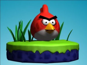 my angry bird 3d red 3D Model