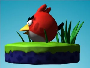 my angry bird 3d red 3D Model