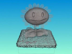 my plants vs zombies 3d sunflower 3D Model