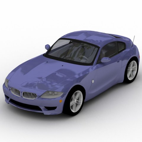 2007 bmw z4 coupe 3D 模型 .c4d .max .obj .3ds .fbx .stl .blend 