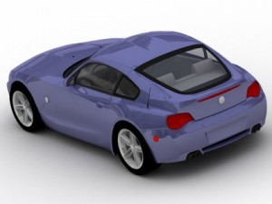 2007 bmw z4 coupe 3D 模型