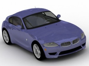 2007 bmw z4 coupe 3D 模型