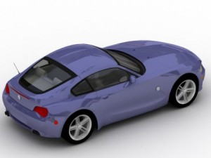 2007 bmw z4 coupe 3D 模型