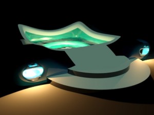wavy hot tub Modèle 3D